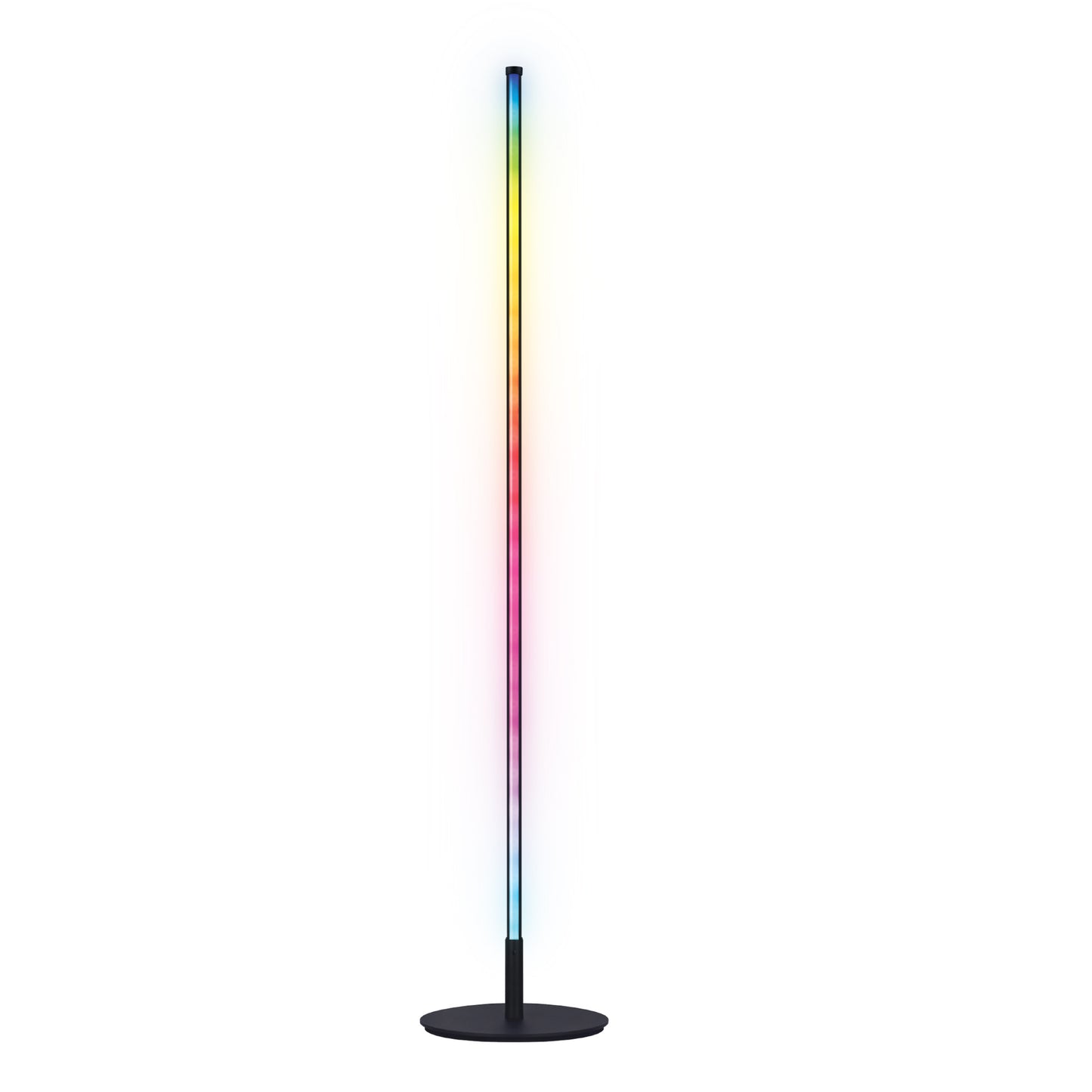 42 in. RGB Smart Wi-Fi LED Floor Lamp with Music Sync Alexa Google